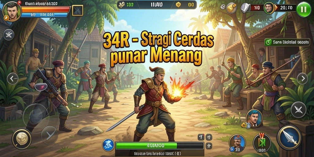 Screenshot gameplay strategi <strong>34R</strong> yang menarik dan penuh aksi.