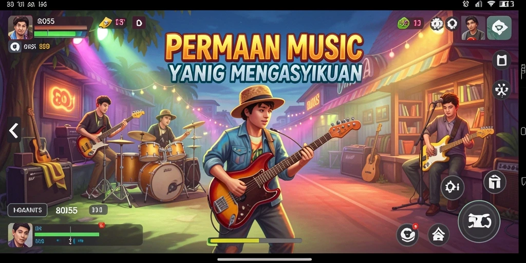 Tampilan gameplay menarik dari 8055 penuh warna.