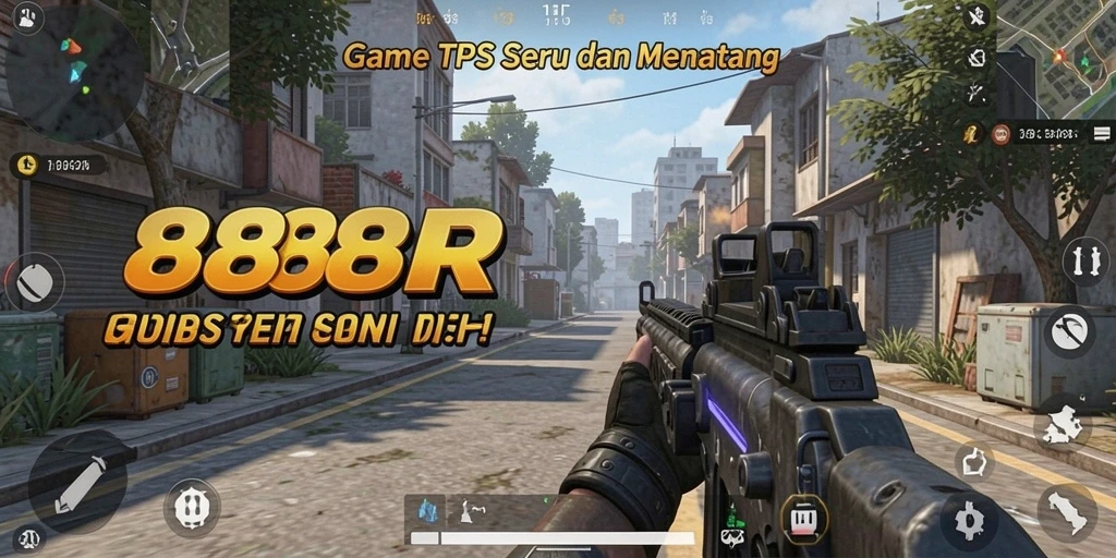 Gameplay seru 888R dengan aksi tembak-tembakan yang intens.