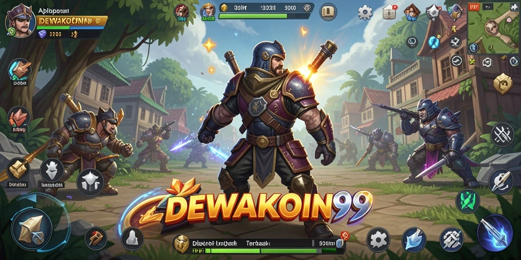 Tampilan antarmuka aplikasi DEWAKOIN99 yang ramah pengguna.