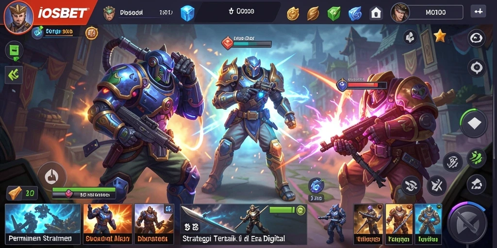 Screenshot menampilkan aksi seru gameplay SLG IOSBET.