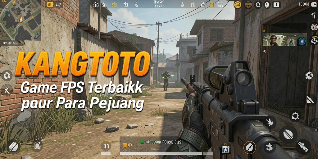 Tampilan gameplay menegangkan di KANGTOTO dengan aksi FPS yang seru.