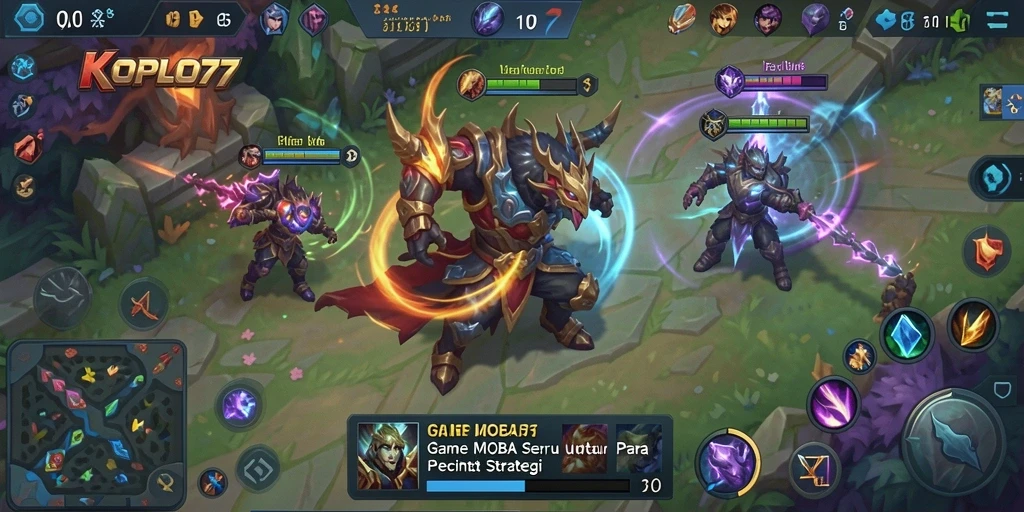 Tampilan gameplay KOPLO77 yang mengasyikkan dengan pertarungan dinamis.