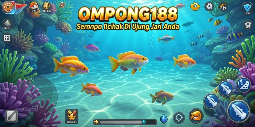 Gameplay seru menembak ikan di OMPONG188.