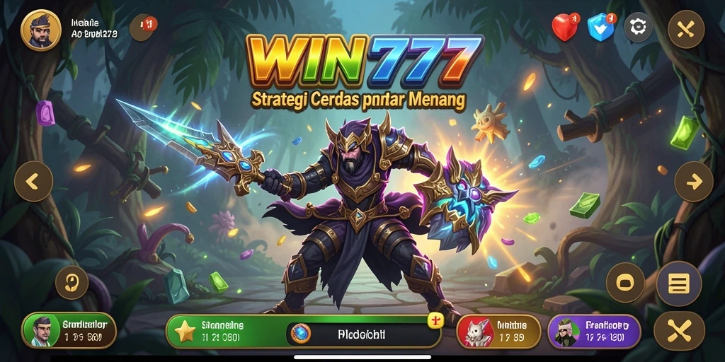 Tampilan gameplay strategis yang menantang dan seru.
