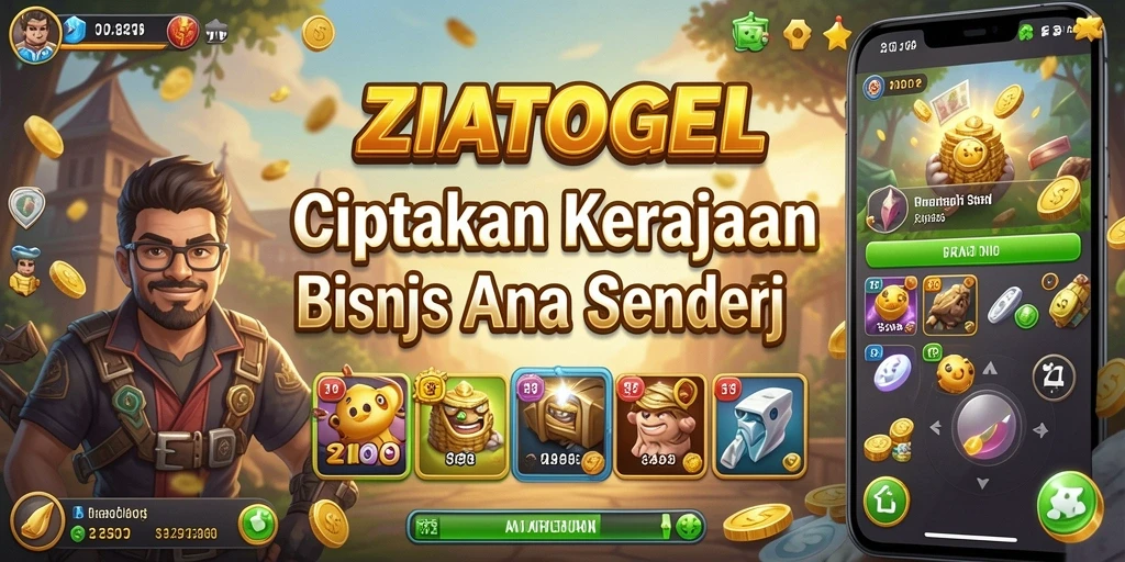 Gambaran gameplay ZIATOGEL yang menarik dan menantang.